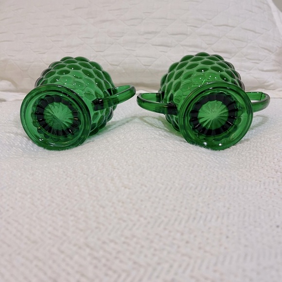 Anchor Hocking, bubble glass vintage creamer and sugar set no chips or cracks - Picture 4 of 4